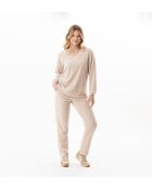 Ensemble Homewear Country 122 beige chiné