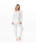 Pyjama Cosy 102 ecru / ciel
