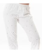 Pyjama Cosy 102 ecru / ciel