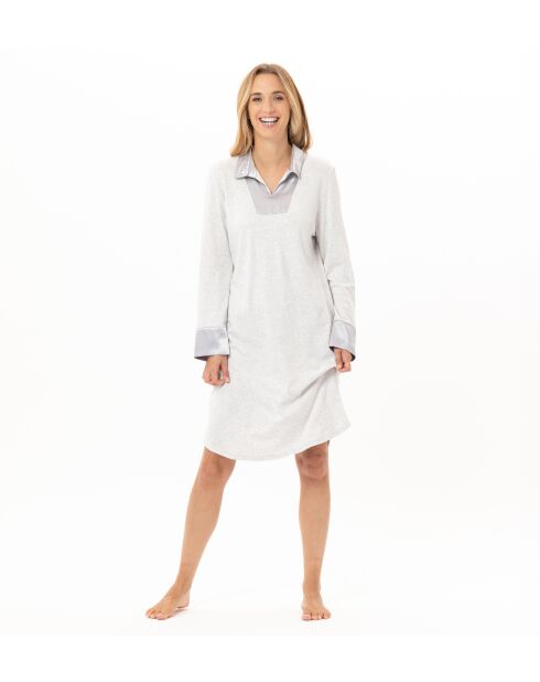Chemise de nuit Andy 101 gris chiné