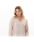 Chemise de nuit longue Tea Time 111 multicolore