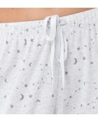 Pyjama Luna 102 gris chiné