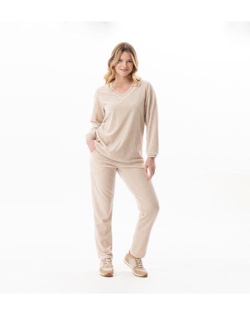 Ensemble Homewear Country 122 beige chiné
