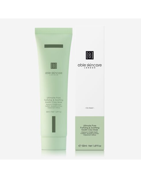 Masque ultime à l’argile de kaolin purifiant les pores et apaisant - 50ml
