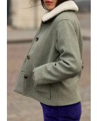 Manteau Nattie kaki