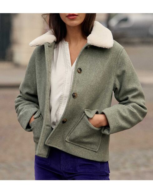 Manteau Nattie kaki