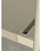 Set van 2 Sumba tuinfauteuils in aluminium en greige textileen - 56,5x63x73 cm