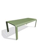 Hanoi Gartentisch aus olivgrünem Aluminium - 220x100 cm