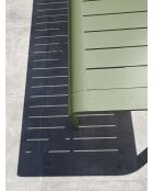 Hanoi Gartentisch aus olivgrünem Aluminium - 220x100 cm