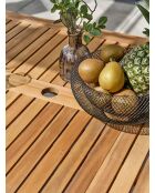 Ensemble repas de jardin Orsino 6 places gris anthracite