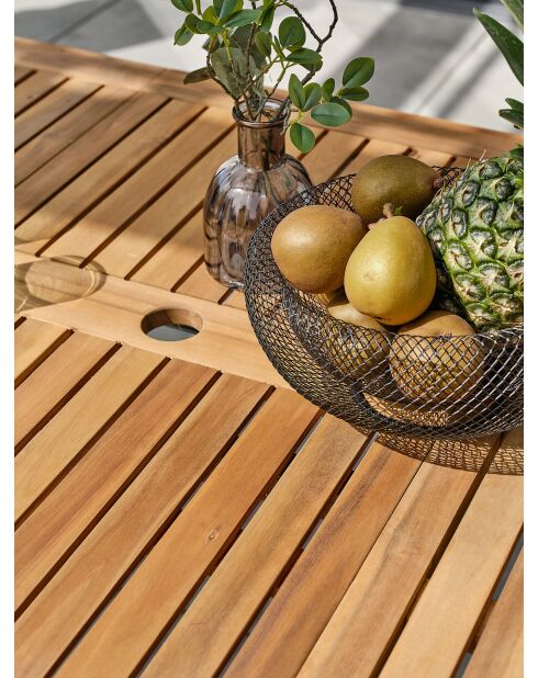 Ensemble repas de jardin Orsino 8 places gris anthracite