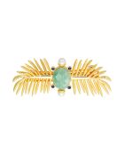 Barrette Palm vibes bleu vert