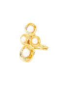 Anello regolabile Golden Rare Pearl