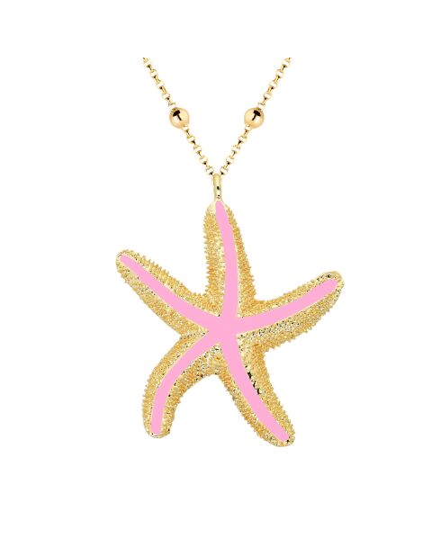 Sautoir Star Is Born rose