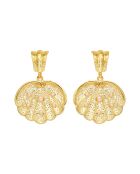 Gouden oorbellen van Shell Crush