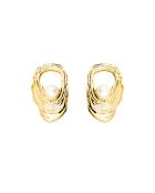 Boucles d'oreilles Perle Rare dorées