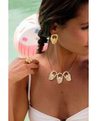 Boucles d'oreilles Perle Rare dorées