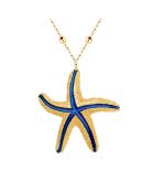 SautoirStar Is Born bleu majorelle