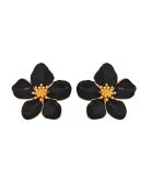 Puce Hibiscus noire
