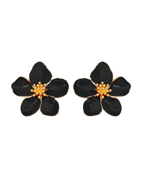 Puce Hibiscus noire