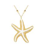 Sautoir Star Is Born blanc