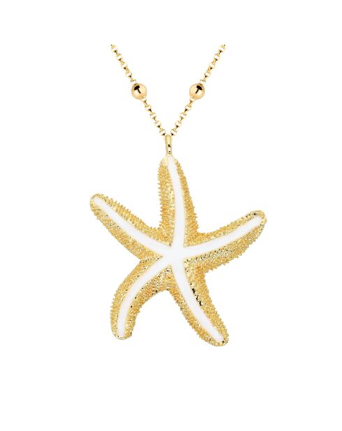 Sautoir Star Is Born blanc