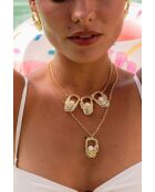 Collier Perle Rare doré