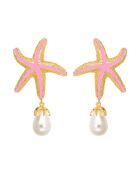Boucles d'oreilles Star Is Born roses