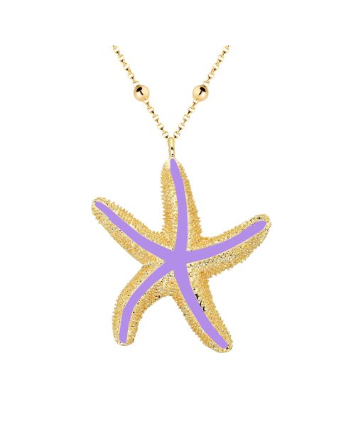 Sautoir Star Is Born lilas