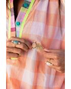 Spilla Pink Palm vibes