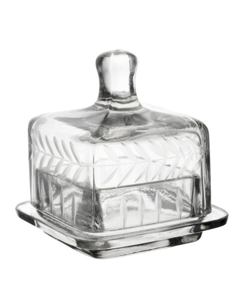 Azelie quadratische Butterdose - 8x8xH9 cm