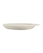 Vide-poches poisson blanc cassé - 28x26 cm