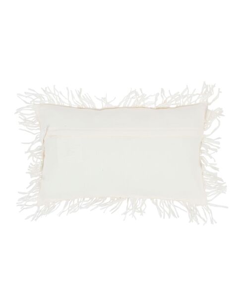 Housse de coussin en coton Mare blanc cassé - 50x30 cm