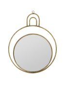 Miroir Koshi doré - 35x45,5 cm