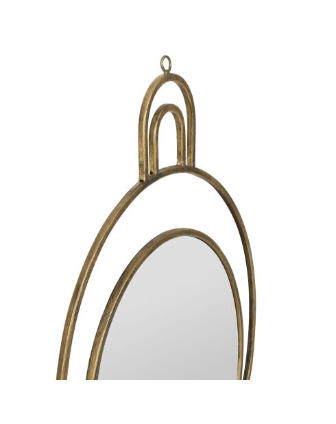 Miroir Koshi doré - 35x45,5 cm