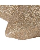 Bougie Étoile champagne - 13x13xH6 cm
