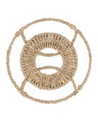 Salvamanteles marinos naturales de Borneo - D20 cm