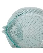 Plat Amarres turquoise - 30x27,5xH3,5 cm