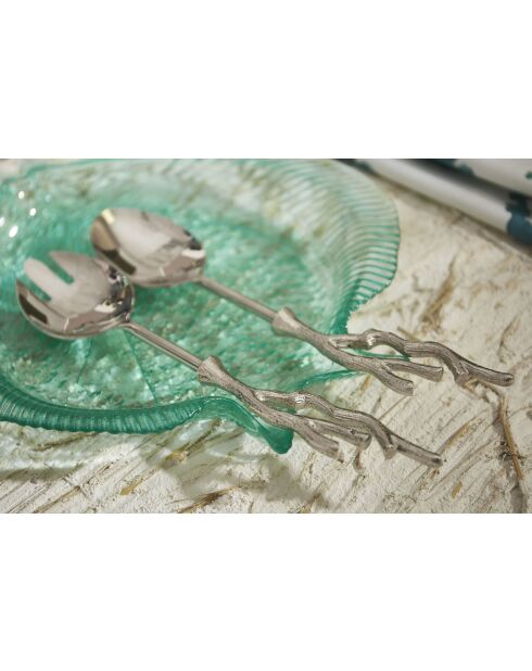 Plat Amarres turquoise - 30x27,5xH3,5 cm