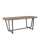 Tavolo Alpinia naturale/nero - 200x100xH75 cm
