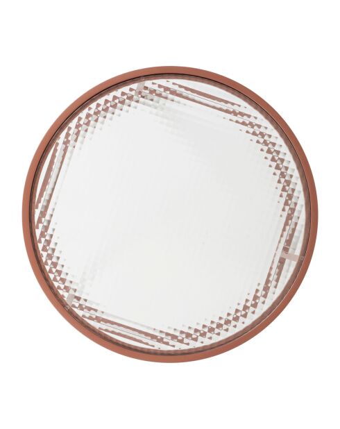 2 bijzettafels getemperd Lery terracotta