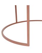 2 bijzettafels getemperd Lery terracotta