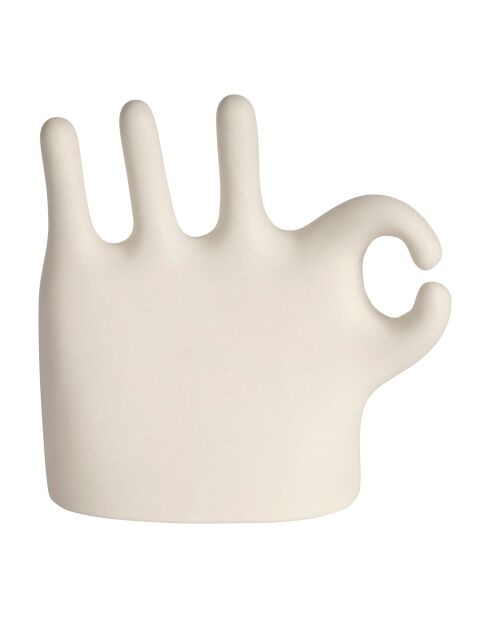 Déco main Organic écrue - 15x7xH15 cm