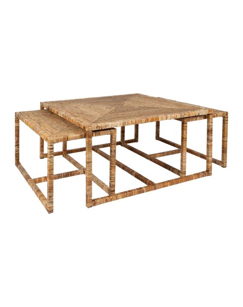 3 tables basses Pasil naturelles