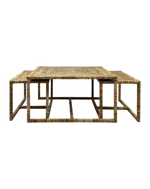 3 tables basses Pasil naturelles