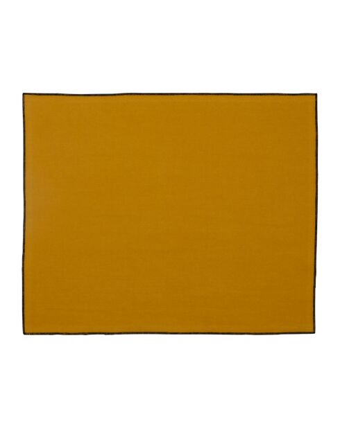 2 sets de table en coton lavé 170 g/m² Corino cumin - 50x40 cm
