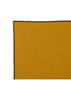 2 sets de table en coton lavé 170 g/m² Corino cumin - 50x40 cm