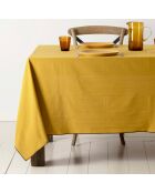 2 sets de table en coton lavé 170 g/m² Corino cumin - 50x40 cm