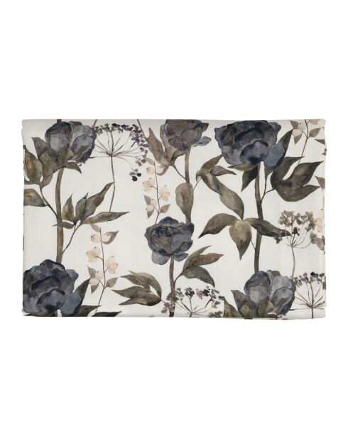 Nappe en coton 200 g/m² grise/verte - 320x160 cm