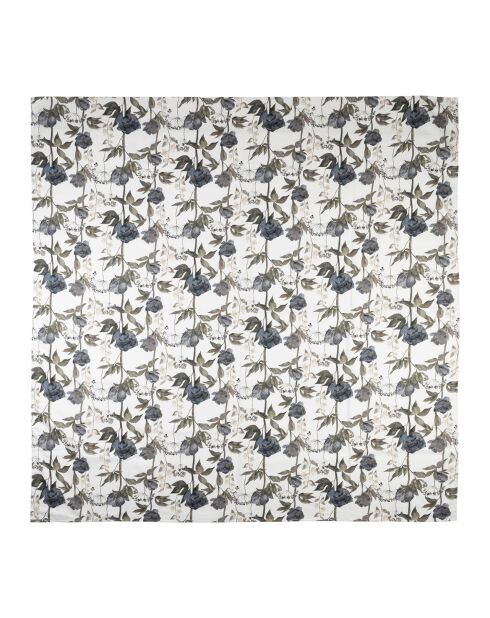 Nappe en coton 200 g/m² grise/verte - 320x160 cm
